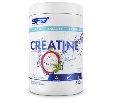 SFD CREATINE 500g KREATYNA MONOHYDRAT SIŁA MASA WYTRZYMAŁOŚĆ ENERGIA