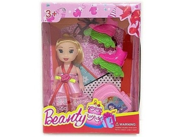 кукла на роликовых коньках 7см