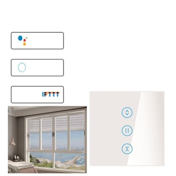 PRZEŁĄCZNIK WłĄCZNIK DO STEROWANIA ROLETAMI ALEXA SMARTLIFE WLAN Biały