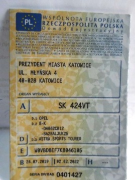 Opel Astra K Sports Tourer 1.6 CDTI 110KM 2019 Opel Astra 2019r, Salonowa, 1.6 CDTI. Uszkodzony lewy bok. VAT 23 1.6, zdjęcie 21