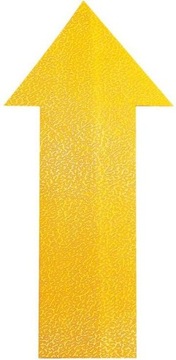 МАРКЕР ДЛЯ НАПОЛЬНОЙ РАЗМЫТКИ НАКЛЕЙКА С СИМВОЛОМ Стрелка Желтый Прочный 20 шт.