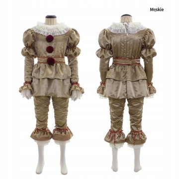 Pennywise Cosplay Halloween kostiumowy klaun COS