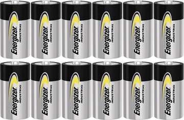 12x Mocna Bateria ENERGIZER Industrial LR14 C R14 EN93 1,5V