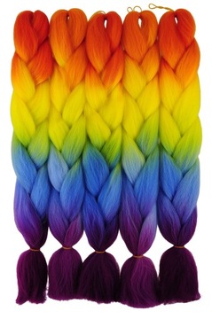 СИНТЕТИЧЕСКИЕ ВОЛОСЫ ЦВЕТНЫЕ ОМБРЕ БРИДЖИ 4-02