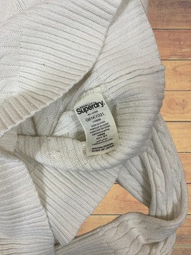 Superdry Premium Black Label roz. M damski pleciony sweter