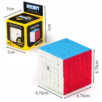 Кубик QiFAN S 6x6x6, подставка для кубика Рубика