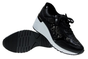 SNEAKERSY MARCO TOZZI 23743 KOMFORT CZARNE R. 38