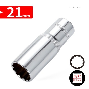 1Pc 14 16 17 18 21mm gniazdo świecy zapłonowej kl