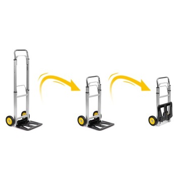 РУЧНАЯ ТЕЛЕЖКА ДЛЯ СКЛАДСКОЙ ТРАНСПОРТИРОВКИ И СКЛАДСКОЙ ФРЕЗЕРНОЙ СТАНЦИИ, СКЛАДНАЯ, 90 КГ