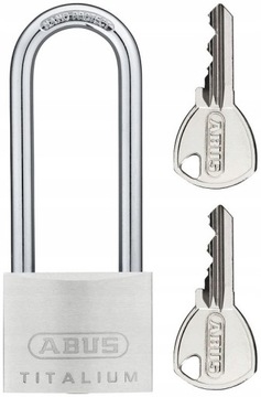 KŁÓDKA DŁUGA ABUS TITALIUM 727 50MM HB80 NA KLUCZ