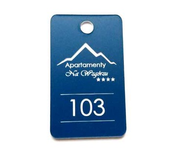 Брелоки для гостиниц ДВУХСТОРОННИЕ НОМЕРА 10 ШТ.