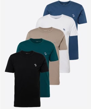 Koszulki klasyczne Abercrombie & Fitch 5-pack Icon Tee M MARRIOTT WAWA