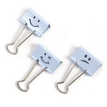 Klipy do papieru Rapesco 19 mm 20 szt niebieski