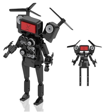 NOWA FIGURKA 630 SKIBIDI TOALETA TITAN KAMERYK KLOCKI PREZENT DLA DZIECI