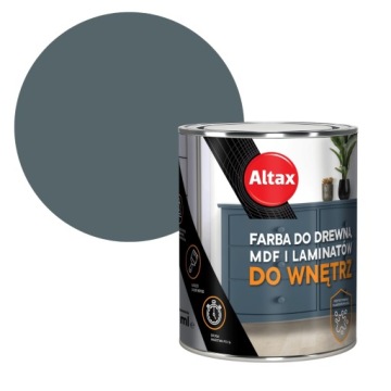 ALTAX FARBA DO DREWNA MDF LAMINATÓW 0,75L ANTRACYT