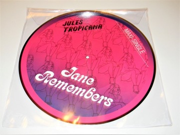 Jules Tropicana – Jane Remembers MAXI 12'' PICTURE