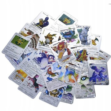 КОЛЛЕКЦИОННЫЕ КАРТЫ POKEMON ИЗ 55 КАРТ СЕРЕБРЯНОГО ИЗДАНИЯ СЕРЕБРЯНЫЙ НАБОР