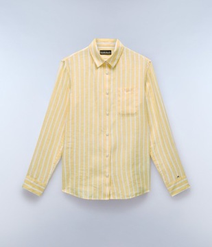 Napapijri Koszula Damska Ete NA4IFN Stripe Yellow S