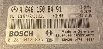 BOSCH A6461508491 0281012835
