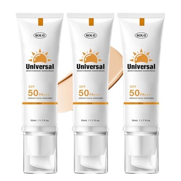 Тонированный солнцезащитный крем для лица SPF 50, универсальный защитник Solar 50 для лица