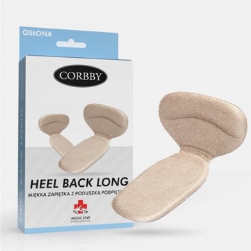 Miękka zapiętka z poduszką podpiętową Corbby