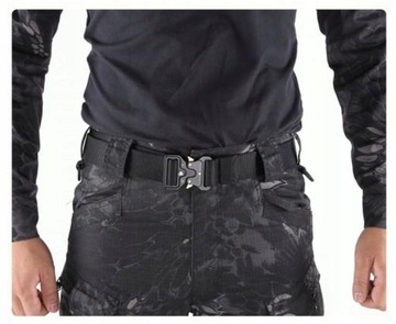 ВОЕННЫЙ ТАКТИЧЕСКИЙ РЕМЕНЬ для брюк SURVIVAL военный ремень QR пряжка сильный