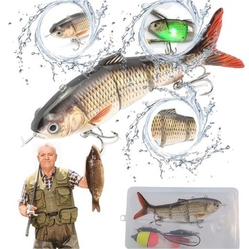 ELEKTRYCZNY ŻYWIEC - RYBKA - PRZYNĘTA WĘDKARSKA 13CM 42G PREZENT