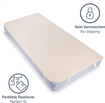 Ochraniacz na materac 60x120 cm dla niemowląt – 100% bawełna Blumtal