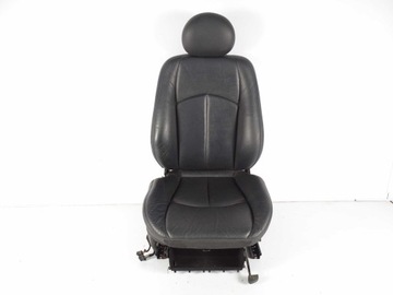 Mercedes E klasa W211 FOTEL PRAWY PRZÓD SKÓRA