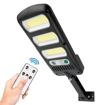 Lampa solarna zewnętrzna podłużna z czujnikiem PIR
