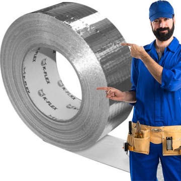 TAŚMA ZBROJONA ALUMINIOWA SAMOPRZYLEPNA 48mm 50 m