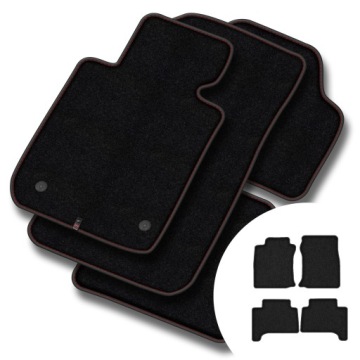 Velurové koberce Premium pro Toyota Land Cruiser J120 2002-2010 5 dveře