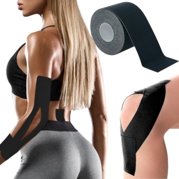 Taśma Do Tapingu Kinesiotaping Tejpy Kinezjologiczna Tape Plaster 5 Metr