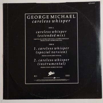 Winyl George Michael - Careless Whisper 1984 VG+