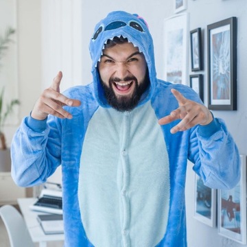 Piżama Onesie Kigurumi Kostium Przebranie Lilo & Stitch L: 165-175cm