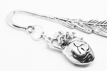 ЗАКЛАДКА анатомическое сердце КОРОБКА