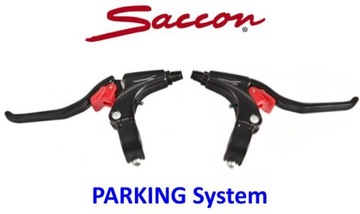 Тормозные рычаги с фиксаторами ALU PARKING SYSTEM - СТОЯНОЧНЫЙ ТОРМОЗ - SACCON