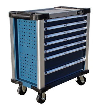 ASTA3607B ИНСТРУМЕНТАЛЬНАЯ ТЕЛЕЖКА ASTA С 7 ЯЩИКАМИ СИНЯЯ, МЕГА ПРОЧНАЯ, ПРОЧНАЯ