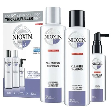 NIOXIN 5 ZESTAW PRZECIW WYPADANIU WŁOSÓW PO ZABIEGACH 2x150ml + 50ml