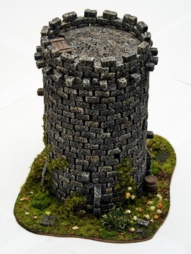 Башня, каменная башня, ролевые боевые игры, диорама