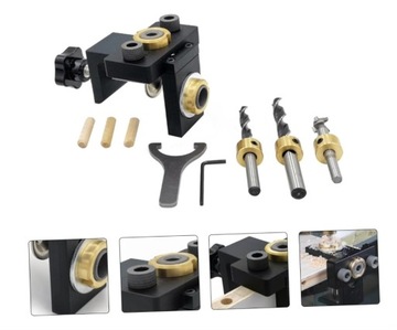 Шаблон 3-в-1 для эксцентриков для сверления дюбелей