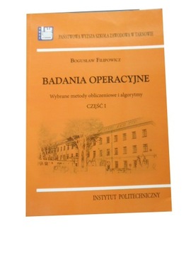 Badania operacyjne Bogusław Filipowicz