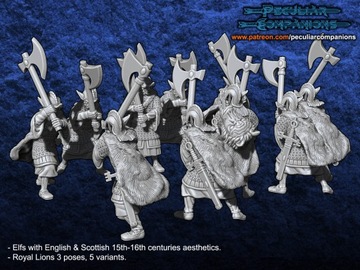 Королевские львы — 1x — Пехотные топорщики