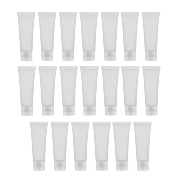 20 шт., контейнер для пустых пластиковых бутылок по 50 мл с тюбиком для лосьона