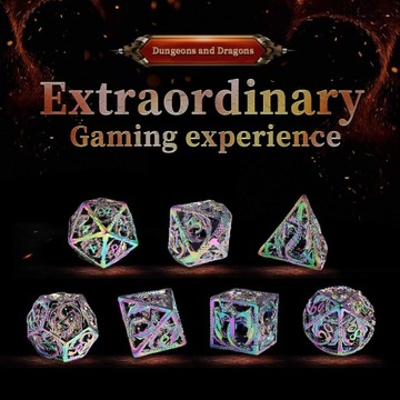 Набор кубиков D&D для ролей Dungeons and Dragons 6 шт.