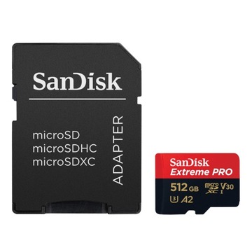 Карта памяти SANDISK Extreme PRO SDXC 512 ГБ