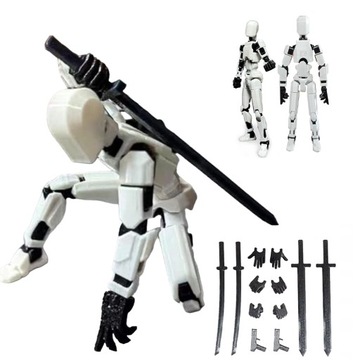 FIGURA AKCJI FIGURKI ZŁĄCZE RUCHOME ZABAWKI DIY ROBOT LALKA MODEL