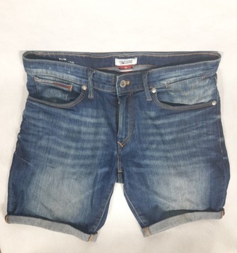 Hilfiger Denim Slim Scanton Spodenki Jeansowe * 32