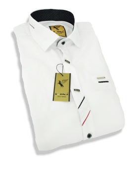 РУБАШКА МУЖСКАЯ БЕЛАЯ С КОРОТКИМ РУКАВОМ SDN 672 XXL 2XL 45/46