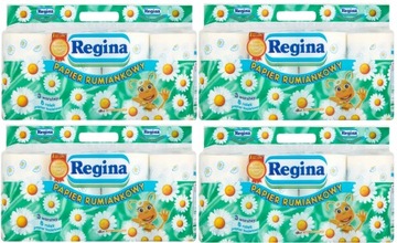 PAPIER TOALETOWY REGINA RUMIANKOWY 4x8 32 rolki